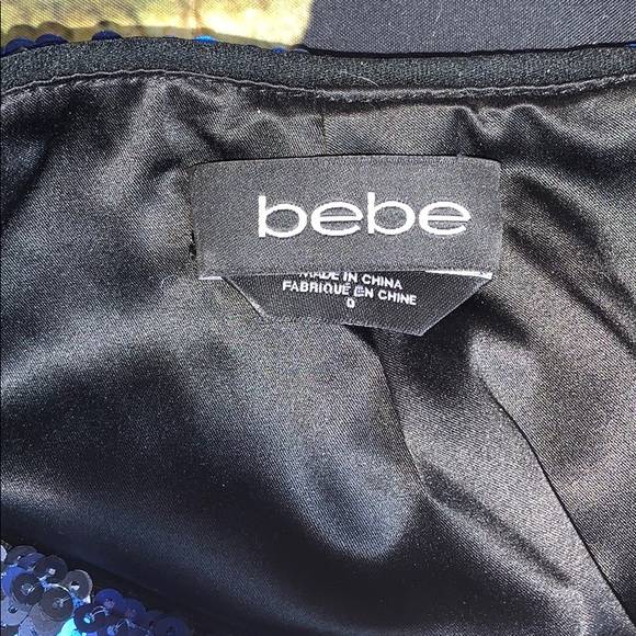 Sequin Bebe Miniskirt - Picture 3 of 4